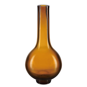 Peking - Long Neck Vase-14.25 Inches Tall and 7 Inches Wide