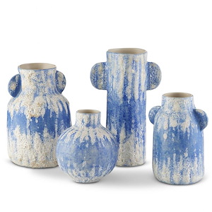 Paros - Vase (Set of 4)-10 Inches Tall and 6 Inches Wide