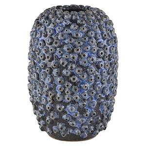 Deep Sea - Medium Vase-12.5 Inches Tall and 7.5 Inches Wide