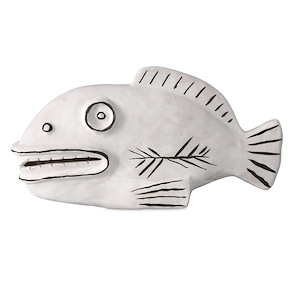 Eddie the Fish - Sculpture In Contemporary Style-6 Inches Tall and 11 Inches Wide