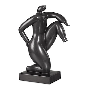 Greek Runner - Sculpture In Contemporary Style-14 Inches Tall and 9 Inches Wide