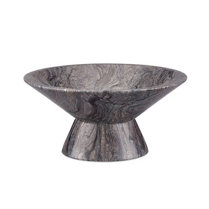 Lubo Breccia - Small Bowl In Modern Style-4.5 Inches Tall and 9.5 Inches Wide
