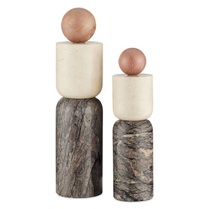 Moreno - Object (Set of 2) In Modern Style-12 Inches Tall and 3 Inches Wide
