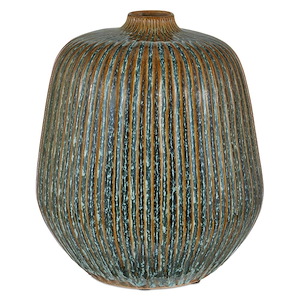 Shoulder - Medium Vase In Bohemian Style-13 Inches Tall and 11 Inches Wide