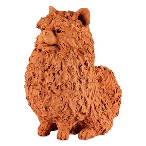 Preston the Pomeranian - Sculpture In Contemporary Style-15.75 Inches Tall and 10.5 Inches Wide