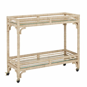 Olisa - Bar Cart-32 Inches Tall and 15 Inches Wide
