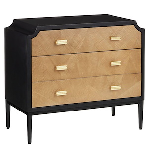 Kallista - 3 Drawer Chest In Modern Style-30 Inches Tall and 34 Inches Wide