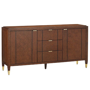 Dorian - 2 Door 3 Drawer Credenza In Traditional Style-36.5 Inches Tall and 70 Inches Wide - 1316536