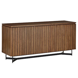 Indeo - 3 Door Credenza In Modern Style-30.25 Inches Tall and 63.5 Inches Wide