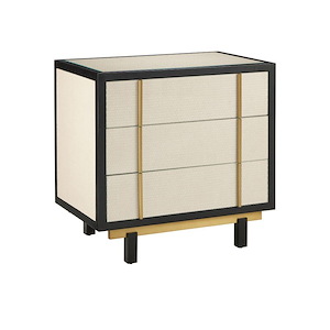 Deanna Raffia - Nightstand-29 Inches Tall and 30 Inches Wide - 1343402