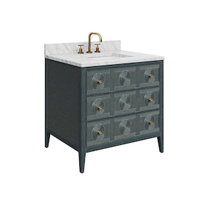 Santos - Vanity with Rectangular Undermount Sink-34 Inch Tall and 36 Inch Wide - 1394360