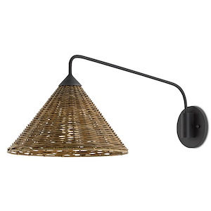 Basket - 1 Light Swing-Arm Wall Sconce - 861390