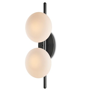 Solfeggio - 2 Light Wall Sconce-35.25 Inches Tall and 12 Inches Wide