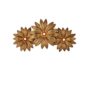 Alithea - 3 Light Large Wall Sconce-20.5 Inches Tall and 39.75 Inches Wide - 1316579