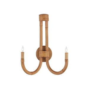 Samsara - 2 Light Wall Sconce-20 Inch Tall and 15.25 Inch Wide - 1374343