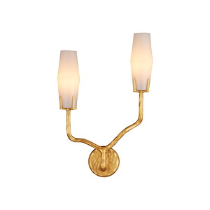 Mathilda - 2 Light Right Wall Sconce-22.5 Inch Tall and 15 Inch Wide - 1374347