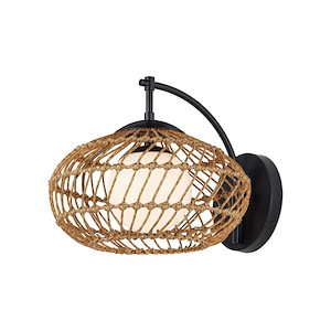 Carriage - 1 Light Outdoor Wall Sconce-12 Inch Tall and 14 Inch Wide - 1394392