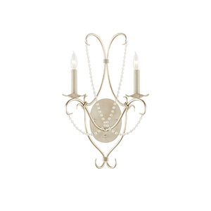 Crystal Lights - 2 Light Wall Sconce - 1004431