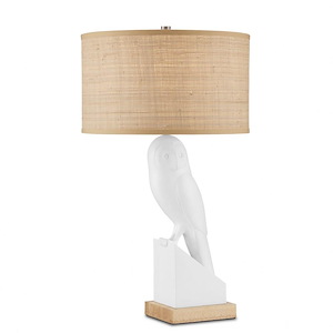 Snowy Owl - 1 Light Table Lamp-30.25 Inches Tall and 17 Inches Wide