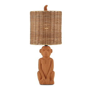 King Louie - 1 Light Table Lamp-25 Inches Tall and 10 Inches Wide