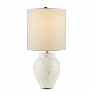 Osso - 1 Light Round Table Lamp-18.75 Inches Tall and 9 Inches Wide - 1297406