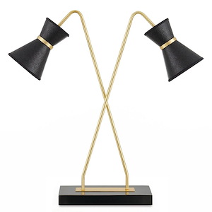 Avignon - 2 Light Desk Lamp In Contemporary Style-28.75 Inches Tall and 30 Inches Wide - 1316593