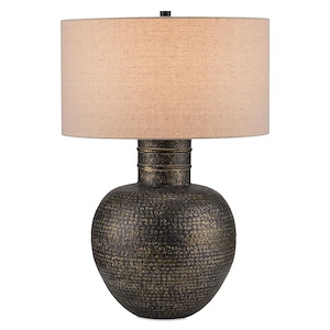Braille - 1 Light Table Lamp In Rustic Style-29.5 Inches Tall and 20 Inches Wide