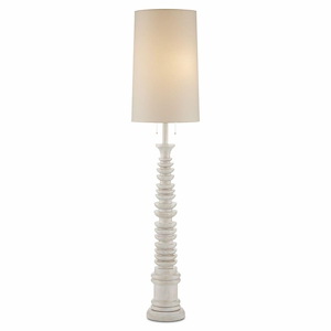 Malayan - 2 Light Floor Lamp-80 Inches Tall and 18 Inches Wide