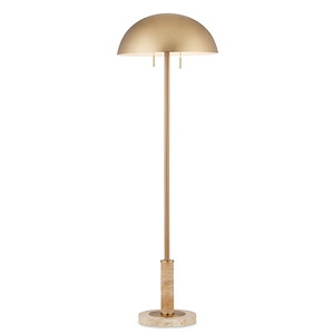 Miles - 2 Light Floor Lamp In Mid-Century Modern Style-58.5 Inches Tall and 19.25 Inches Wide - 1316632