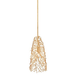 Sea Fan - 1 Light Pendant In 22.75 Inches Tall and 9.5 Inches Wide - 1087639