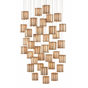 Daze - 36 Light Multi-Drop Pendant In 9 Inches Tall and 33 Inches Wide - 1087559
