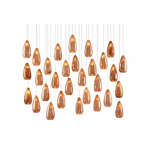 Rame - 30 Light Multi-Drop Pendant In 11.5 Inches Tall and 54 Inches Wide