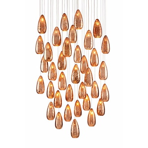 Rame - 36 Light Multi-Drop Pendant In 11.5 Inches Tall and 33 Inches Wide