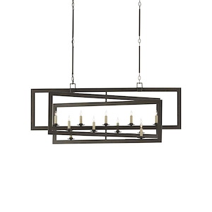 Middleton - 11 Light Rectangular Chandelier - 1004451