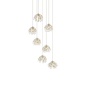 Crystal Bud - 7 Light Pendant - 1033645
