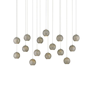 Giro - 15 Light Rectangular Pendant - 1033679