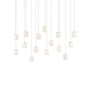 Dove - 15 Light Rectangular Pendant - 1033655