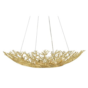 Sea Fan - 8 Light Chandelier-8.25 Inches Tall and 36.5 Inches Wide
