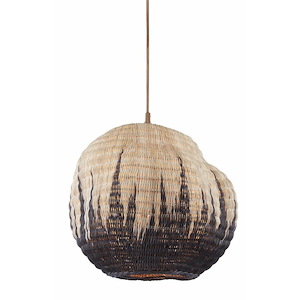 Comme Des Paniers - 1 Light Pendant-15 Inches Tall and 14.5 Inches Wide - 1296396