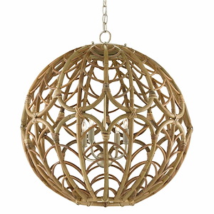 Cape Verde - 4 Light Chandelier-25.5 Inches Tall and 24.5 Inches Wide