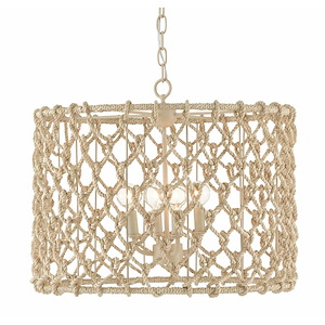 Chesapeake - 4 Light Chandelier-17.5 Inches Tall and 21 Inches Wide