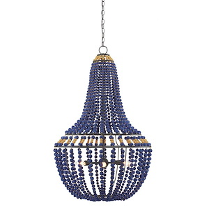 Penelope - 6 Light Chandelier-43 Inches Tall and 27.25 Inches Wide
