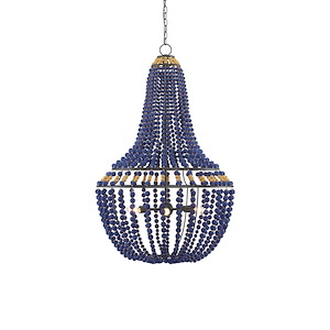 Penelope - 6 Light Chandelier-43 Inches Tall and 27.25 Inches Wide