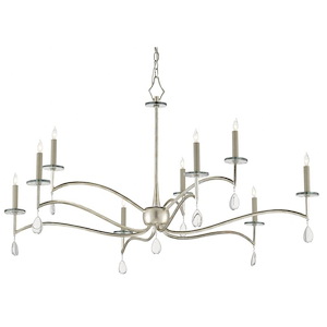 Serilana - 9 Light Large Chandelier-27 Inches Tall and 49 Inches Wide