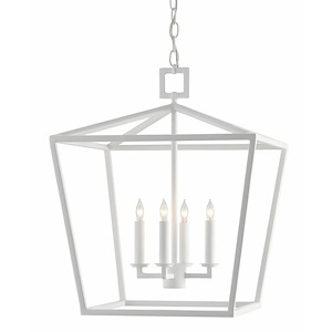 Denison - 4 Light Medium Lantern-22 Inches Tall and 18 Inches Wide