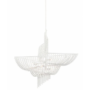 Neptune - 8 Light Chandelier-41 Inches Tall and 38.75 Inches Wide