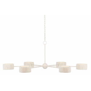 Monreale - 6 Light Chandelier-18 Inches Tall and 54 Inches Wide - 1296822