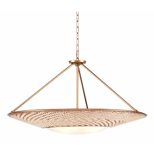 Monsoon - 3 Light Chandelier-20 Inches Tall and 40 Inches Wide