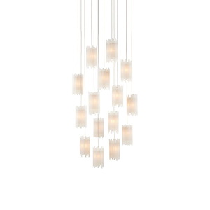 Escenia - 15 Light Round Multi-Drop Pendant In 10 Inches Tall and 23 Inches Wide - 1087569