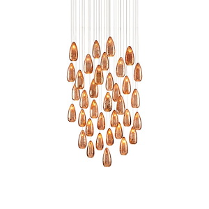 Rame - 36 Light Multi-Drop Pendant In 21 Inches Tall and 35 Inches Wide - 1087633